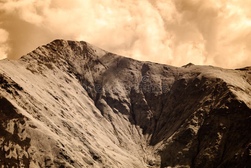 Mountain panorama view from Volovec in Slovakia