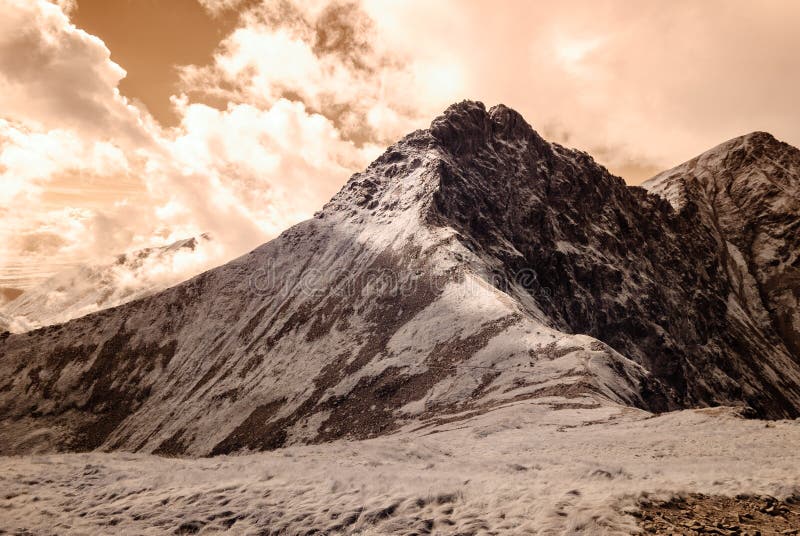 Mountain panorama view from Volovec in Slovakia