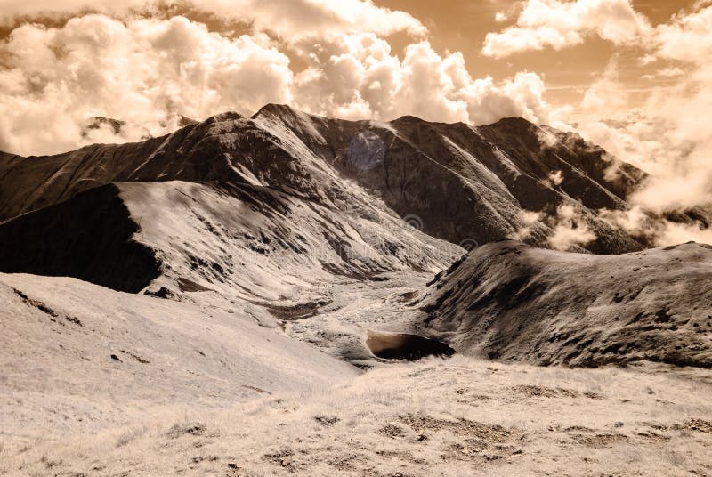 Mountain panorama view from Volovec in Slovakia