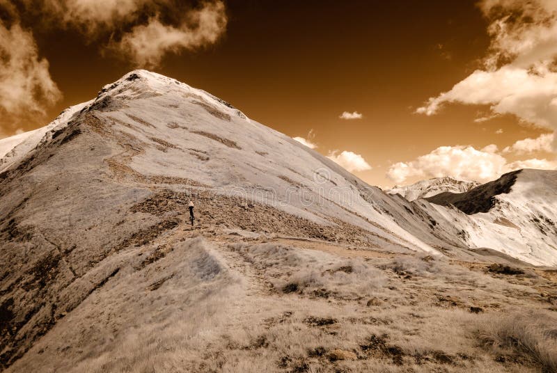 Mountain panorama view from Volovec in Slovakia