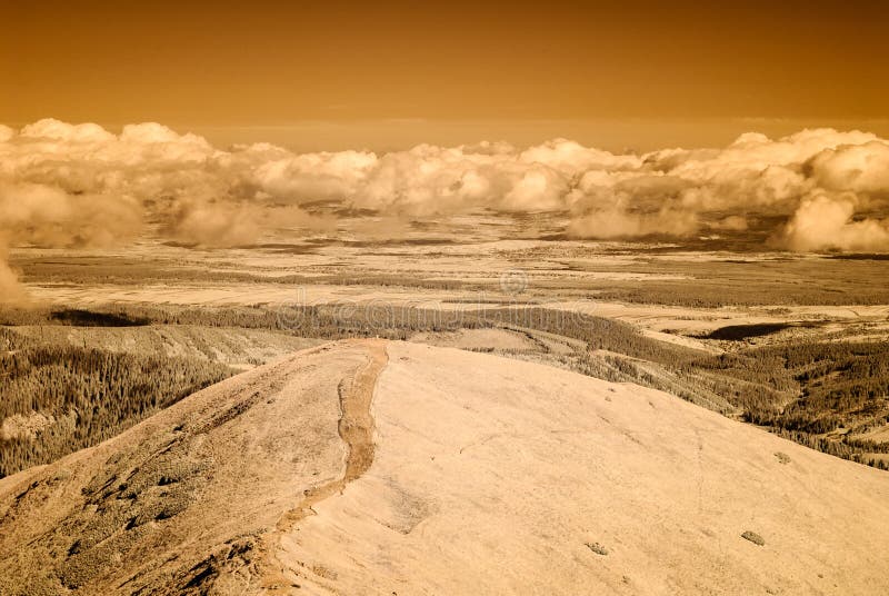 Mountain panorama view from Volovec in Slovakia