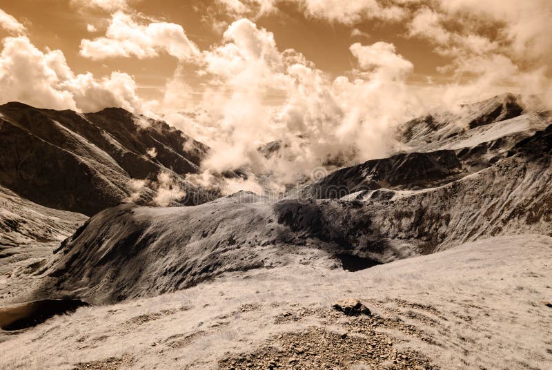 Mountain panorama view from Volovec in Slovakia