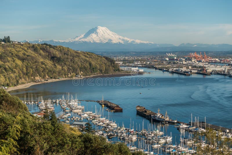 Mountain Port And Marina 2 royalty free stock image Mountain Port And Marina 2 royalty free stock image