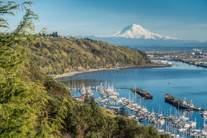 Mountain Port And Marina 5 stock images Mountain Port And Marina 5 stock images