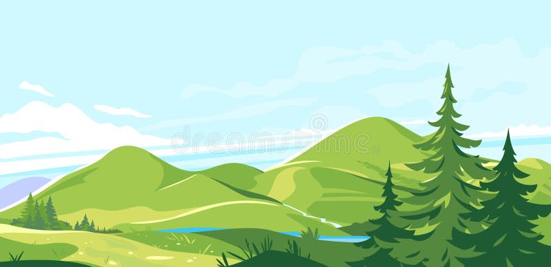 Mountain range landscape background