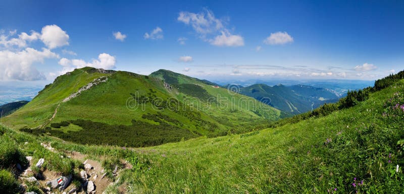 Na horském hřebeni