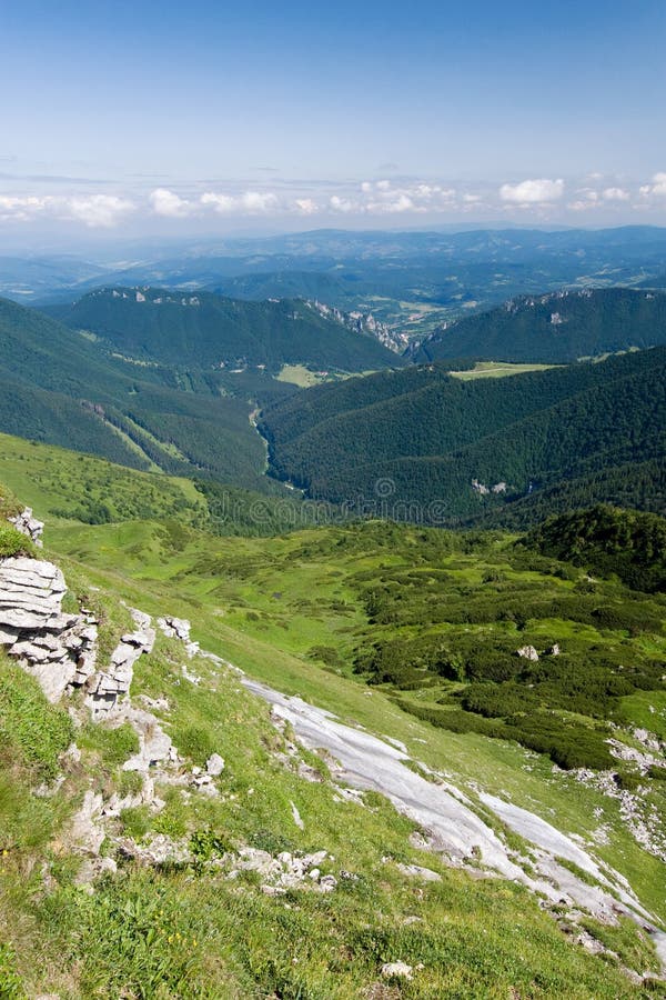 Na horském hřebeni