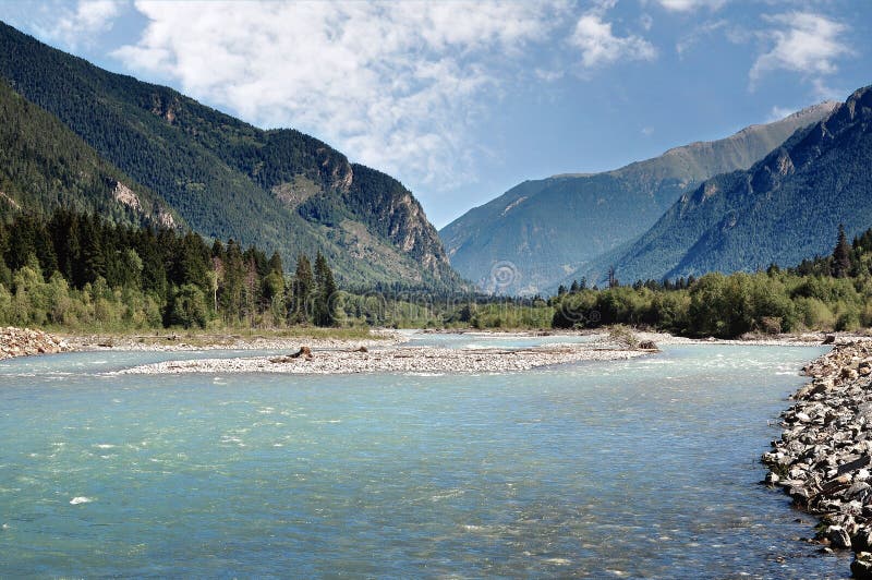 The mountain rivers of the Caucasus