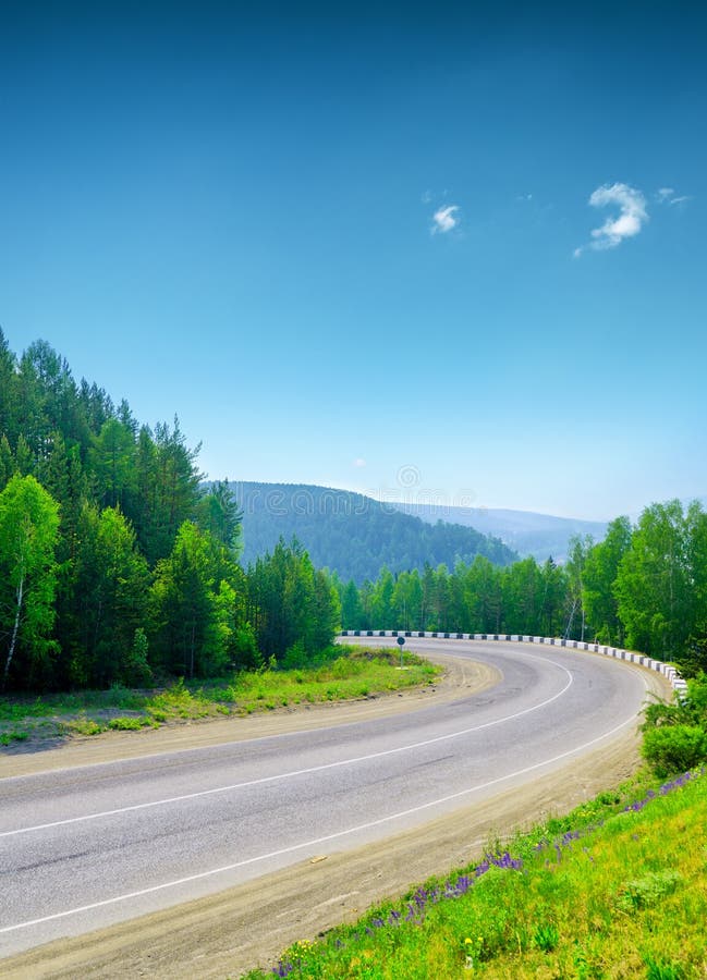 Mountain road stock images Mountain road stock images