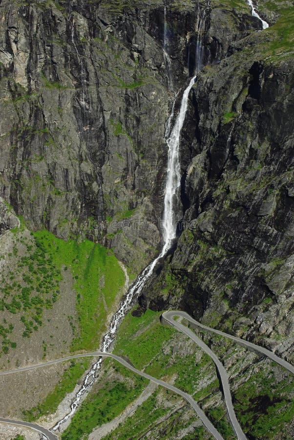 Mountain road in Norway