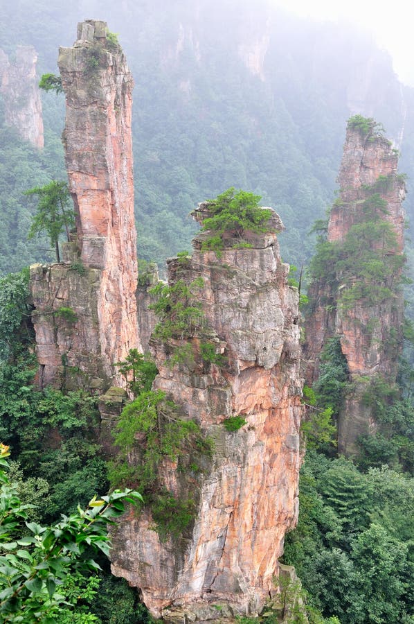 Mountain and rocks