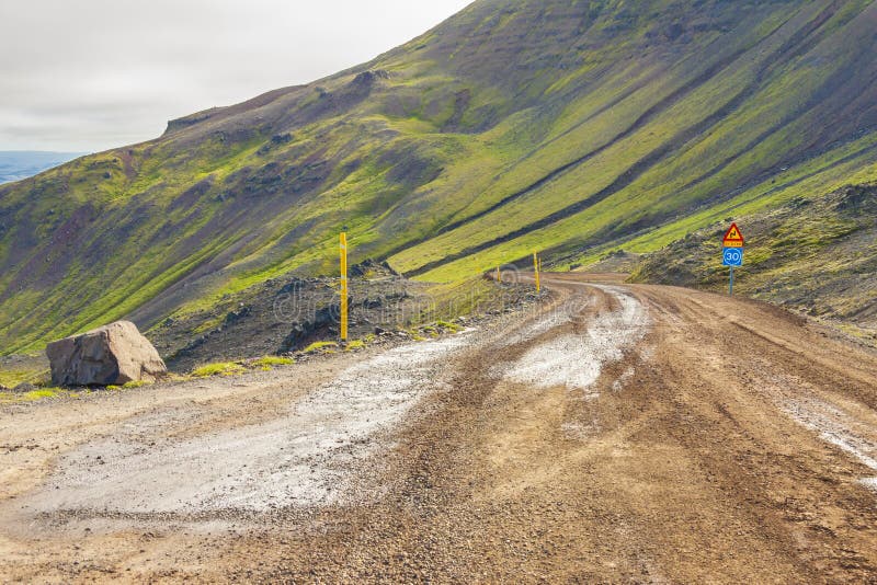 Mountain route 917 - Iceland.