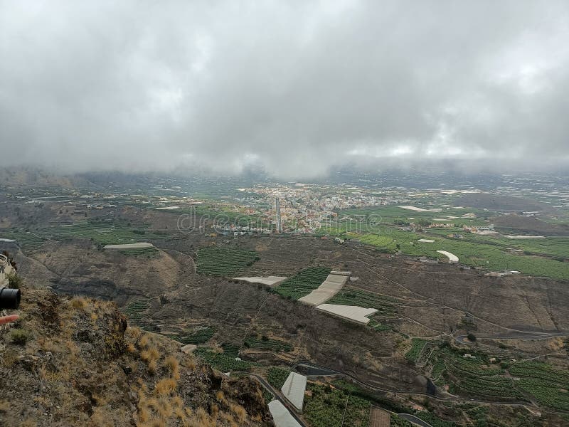 From the Mountain S Vantage Point, a Patchwork of Crops and Fields ...