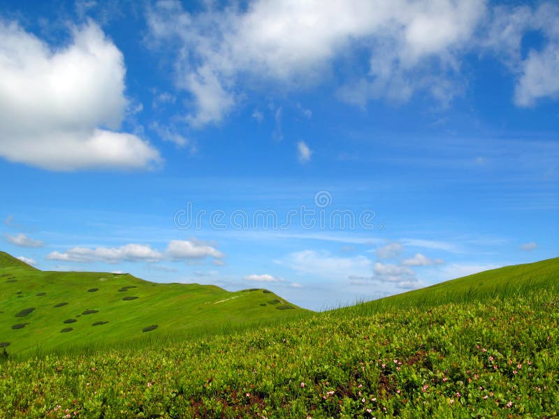 Summer mountain scenery from Slovakia