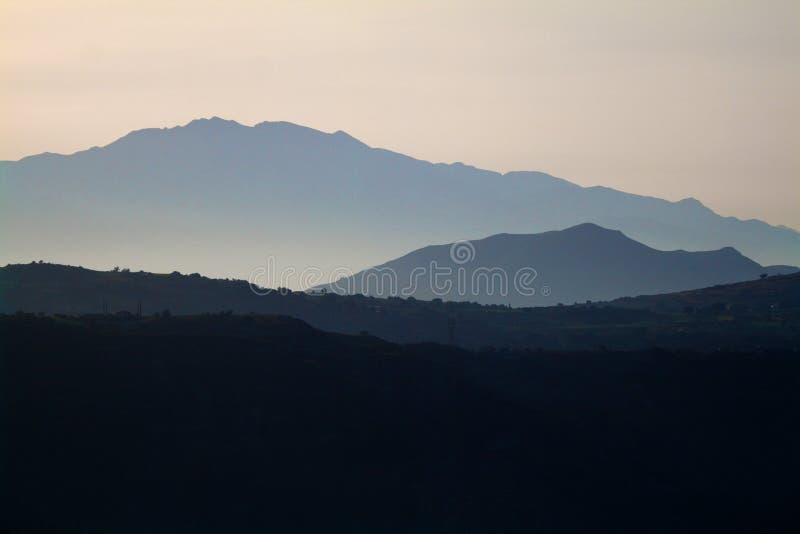 Mountain scenery Crete