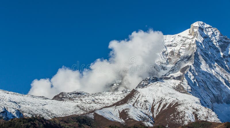Mountain scenery in Himalaya