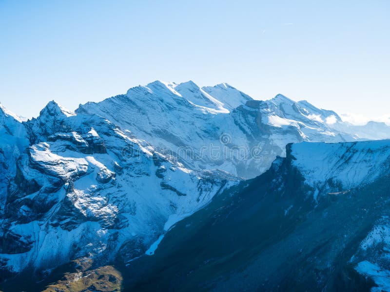 Mountain Scenery In The Swiss Alps Mountains Peaks Natural Landscape Mountain Range And Clear Mountain Scenery In The Swiss Alps Mountains Peaks Natural Landscape Mountain Range And Clear