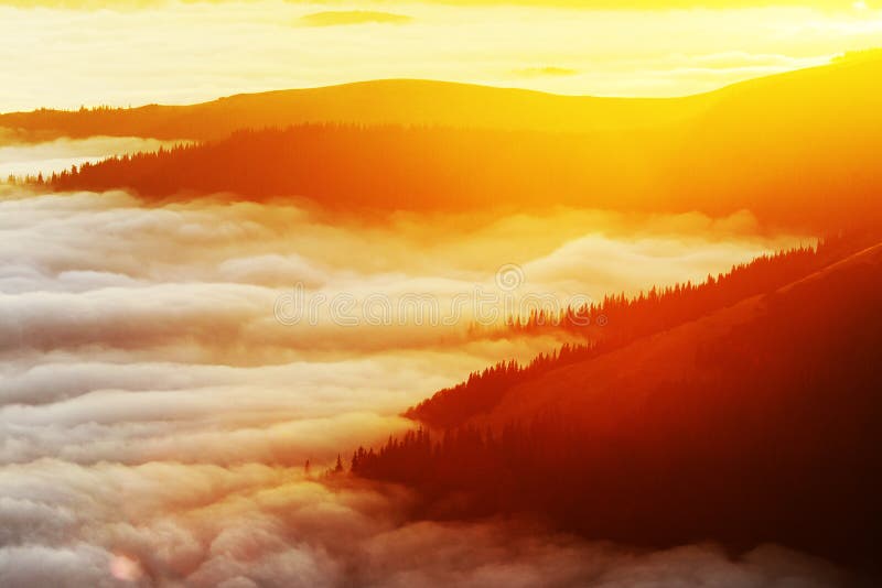 Mountain sea of clouds