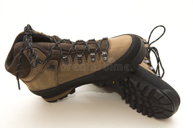 Pair of mountain shoes stock image. Image of hiking, elegance 64577839