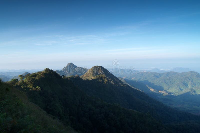 Mountain and sky royalty free stock images