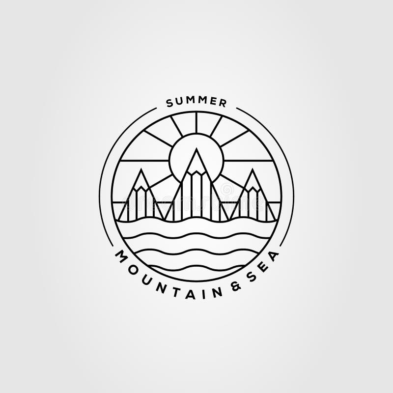 Ocean Mountain Logo Stock Illustrations – 8,025 Ocean Mountain Logo ...