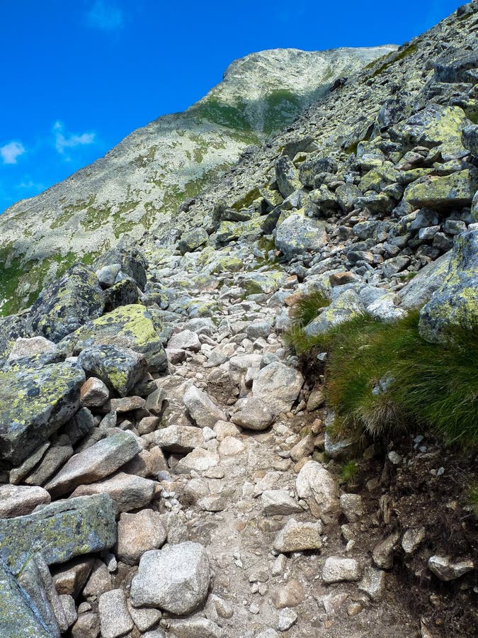 Horský chodník vo Vysokých Tatrách, Slovensko