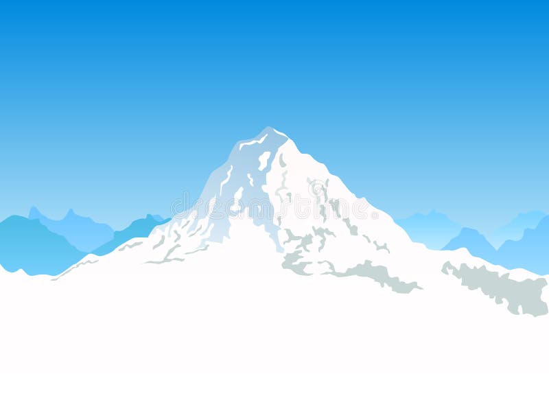 Mountain vector stock vector. Illustration of majestic - 7298872