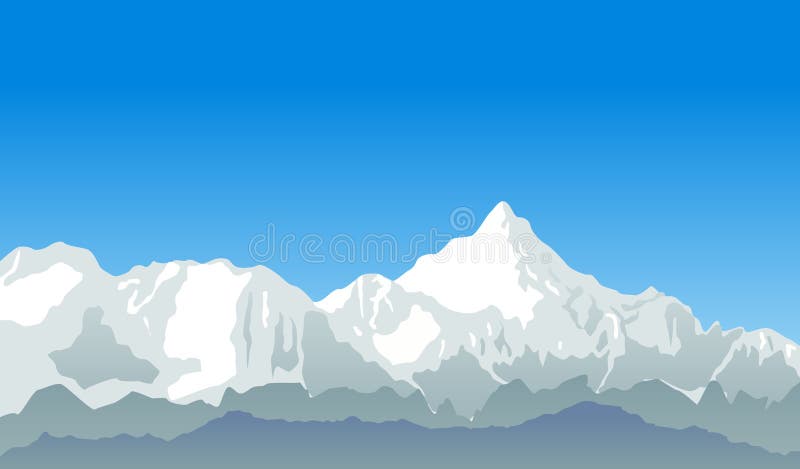 Mountain vector stock vector. Illustration of outdoors - 7413664