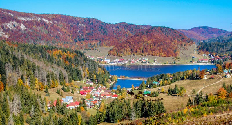 Mountain View of Dedinky village , Palcmanska Masa