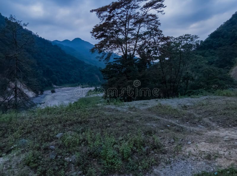 Mountain view hill area Nature Rock Mountain Sky View royalty free stock photography
