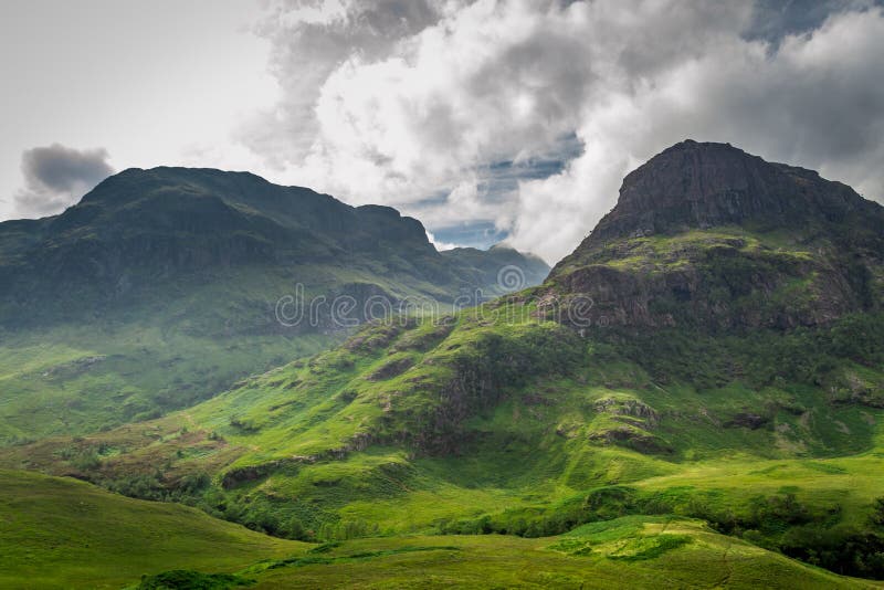 Mountain view in Scotland royalty free stock images Mountain view in Scotland royalty free stock images