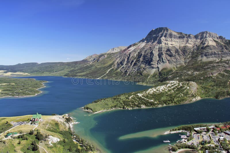 Mountain View of Waterton Lakes National Park