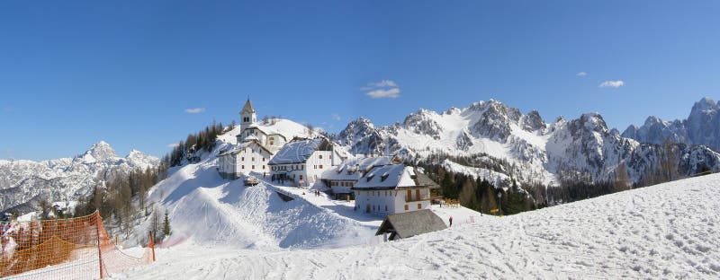 Mountain village panorama