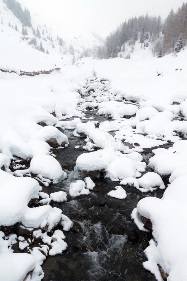 Mountain winter landscape