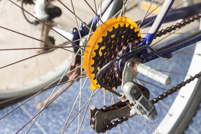 Mountainbiket utrustar kassetten royaltyfri bild Mountainbiket utrustar kassetten royaltyfri bild