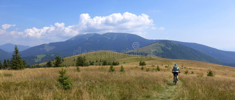 Mountainbiking from Kecka, Velka Fatra, Slovakia