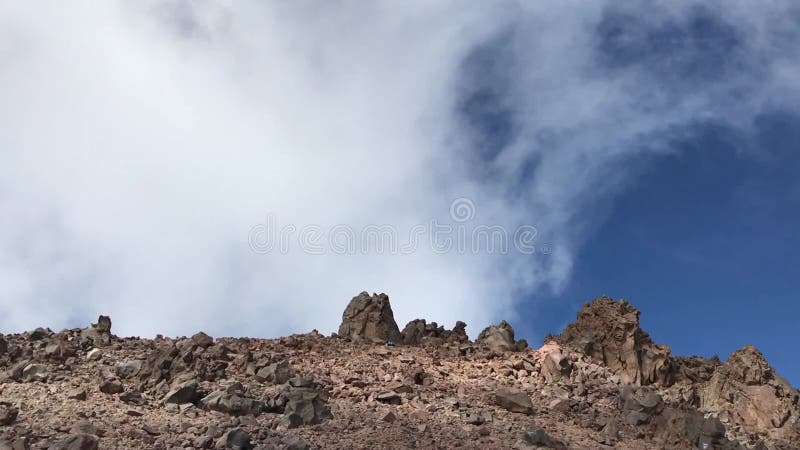 Mountaineers climbing at Mount Savalan Sabalan