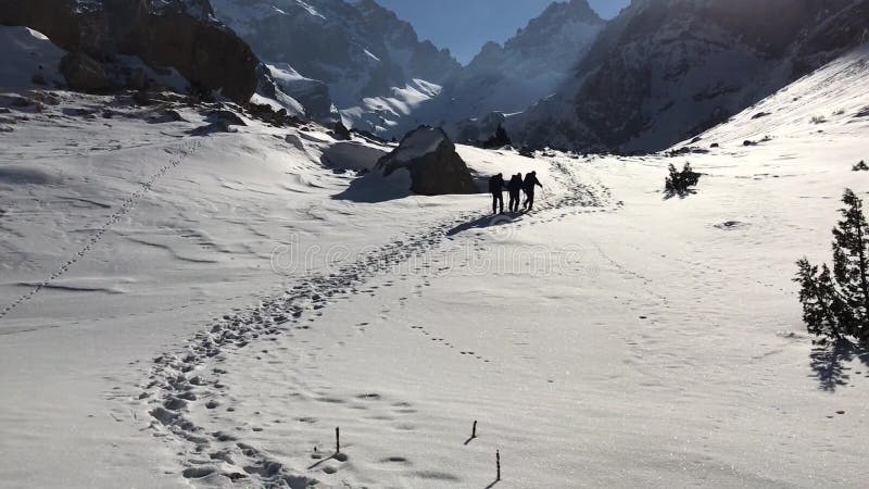 Mountaineers hiking