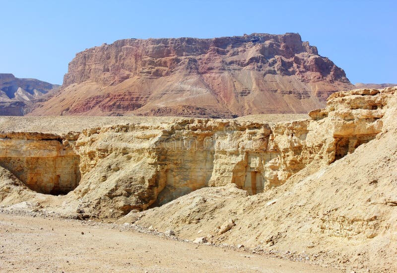 Mountainous Judean Desert near Dead Sea, Israel