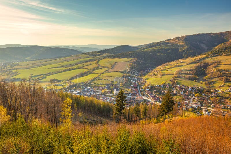 Mountainous landscape of the Kysuce region