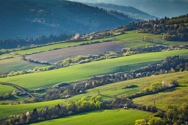 Mountainous landscape of the Kysuce region