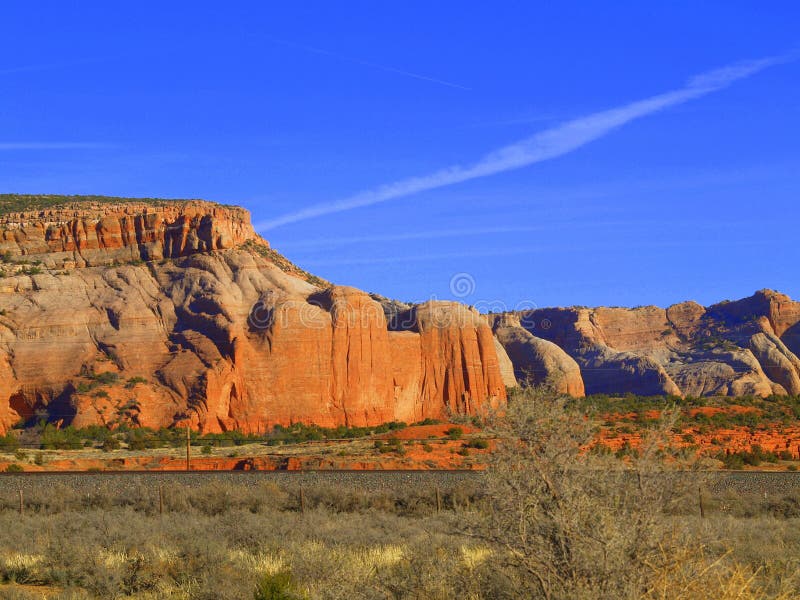 Mountains in Arizona Desert Stock Photo Image of outside, sandstone