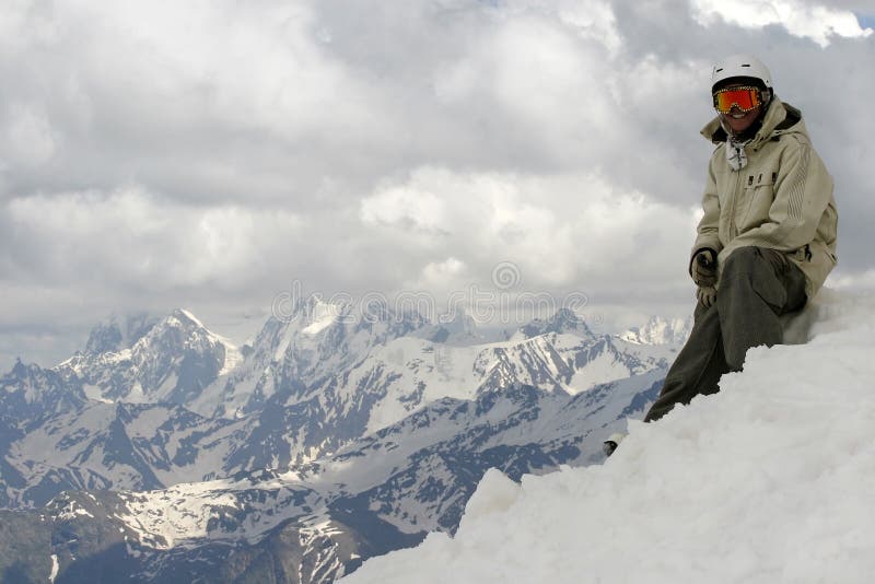 Mountains atmosphere stock images