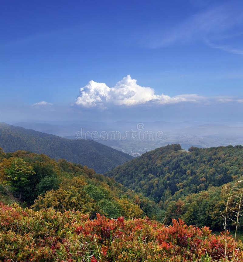 Mountains in autumn