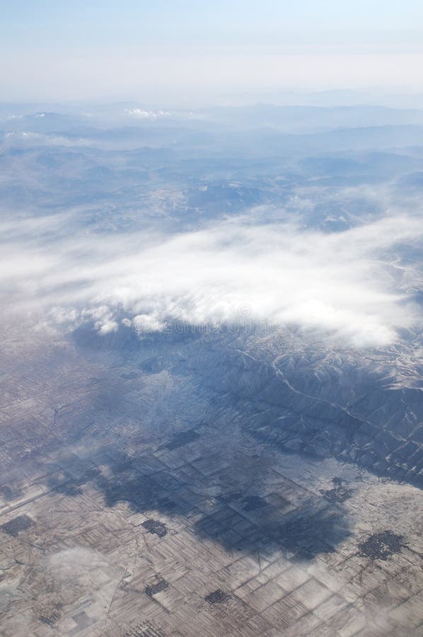 Mountains and clouds