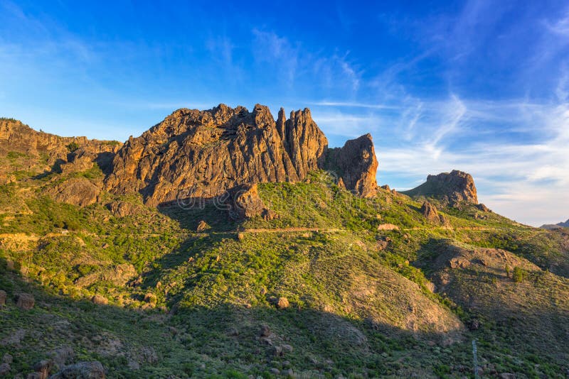 Mountains of Gran Canaria Island Stock Image Image of destination