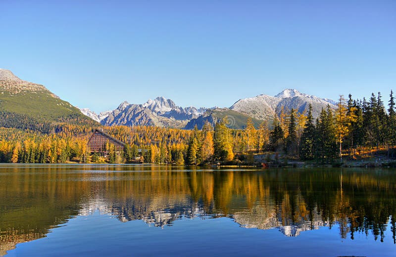 Mountains Lake,  Autumn Landscape