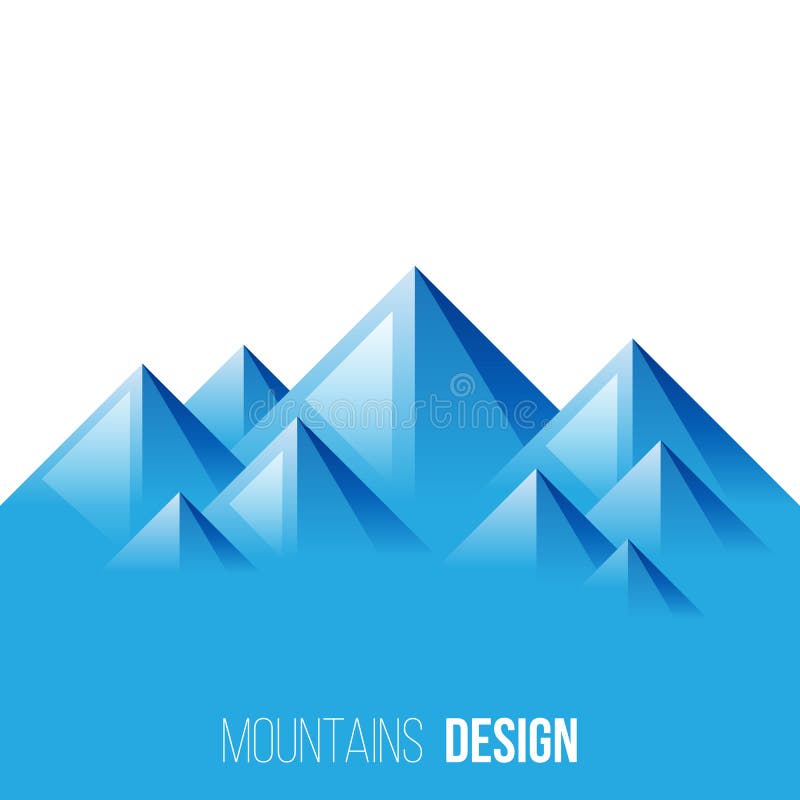 Mountains stock vector. Illustration of hill, collection - 18364248