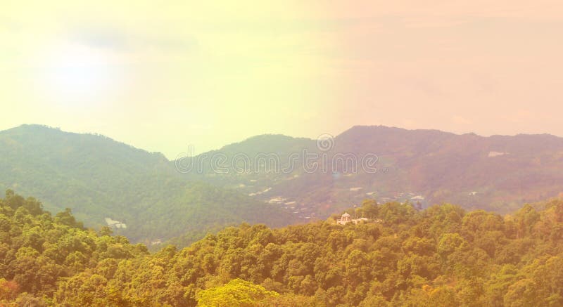 Mountains and light in the morning Beautiful natural landscape in the summer time - Image stock images Mountains and light in the morning Beautiful natural landscape in the summer time - Image stock images