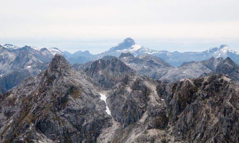 Mountains near Queenstown in New Zealand